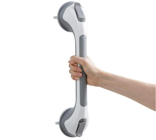 TAILI Nice Series 16.8 Inch Suction Shower Grab Bar – No-Drill Bathroom Safety Handl